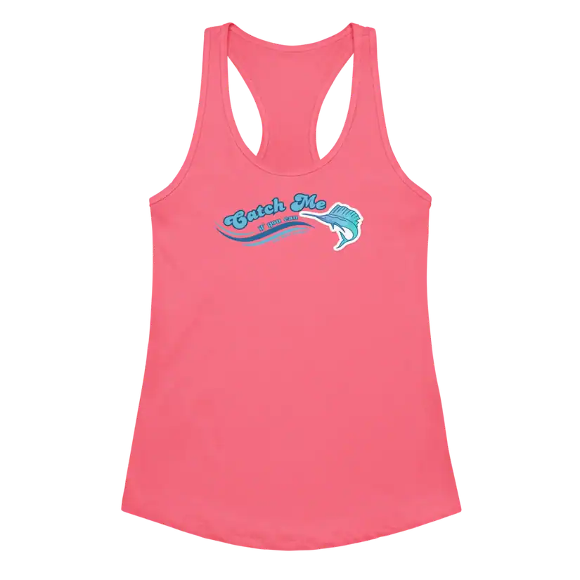 Key West Fisher Catch Me If You Can tank top fishing gift